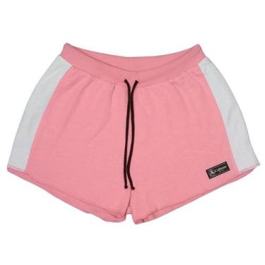 Imagem de Short Moletom Feminino Esportivo Sem Bolso Básico Treino Academia - Ca