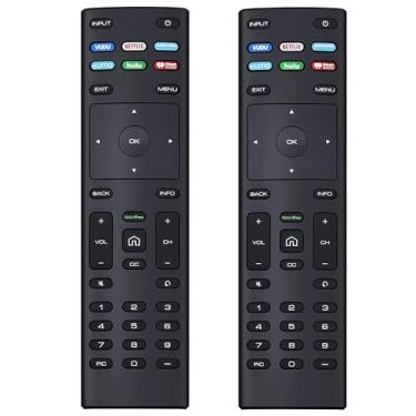 Imagem de [Pacote com 2 unidades] Controle remoto universal de substituição PERFASCIN XRT136 Apto para Smart TV Vizio E65-F0 E70-F3 E75-F1 E75-F2 E80-F3 M437-G0 M507-G1 M556-G4 M557-G0 M558-G1 M55-F0 M656-GN 4