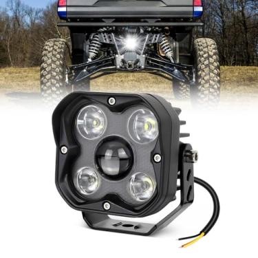 Imagem de OPP ULITE Luzes de condução LED 40 W 10 cm alto baixo brilho backup luz reversa barra de luz de trabalho LED traseira para caminhonete Ranger motocicleta caminhonete ATV UTV SUV, pacote com 1 peça