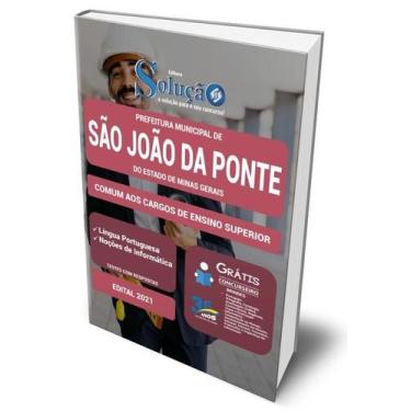 Imagem de Apostila Prefeitura de São João da Ponte - MG - Comum aos Cargos de En