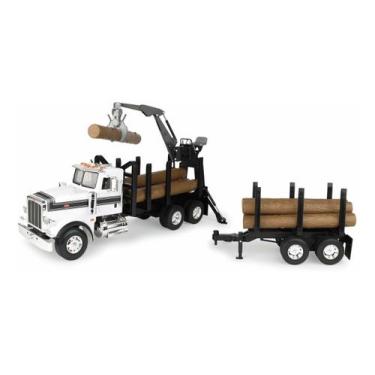 Imagem de Miniatura Caminhão Fueiro Ertl Peterbilt Big Farm 367 1/16, Branco