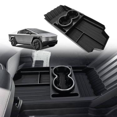 Imagem de Bandeja organizadora do console central inferior do piso Tesla Cybertruck
