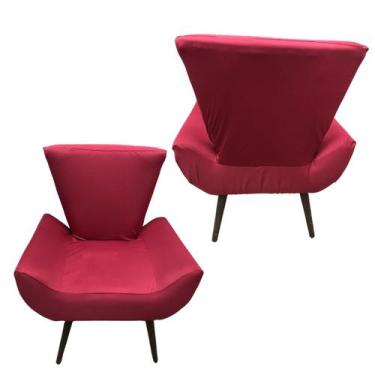 Imagem de Capa Poltrona Vegas Borboleta - Taty Capas e Confecções, Bordô