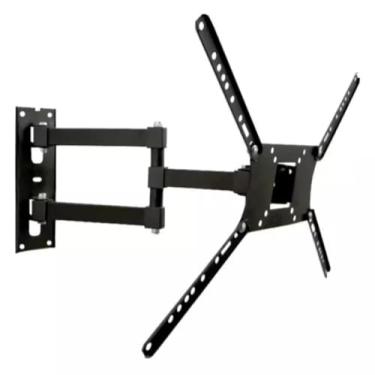 Imagem de Suporte de Parede Articulado para TV LCD/LED, 26-55 Polegadas, Ajuste de Nível, Distância 6,9-34mm, Preto