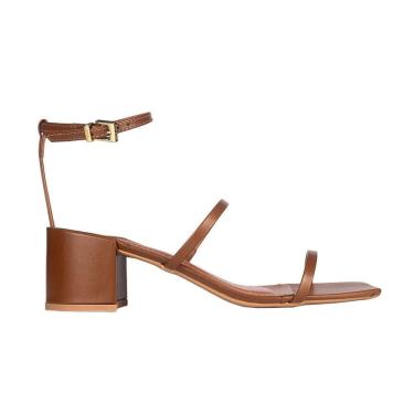 Imagem de Sandália Lolla Confort Salto Bloco Tiras Finas