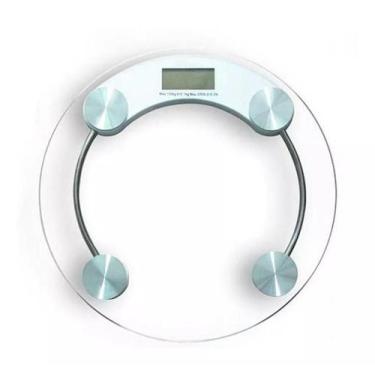 Imagem de Balança Digital Banheiro 180 Kg Vidro Temperado 33cm - Wincy