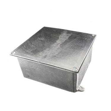 Imagem de Caixa de Passagem 10X10X06 Alumínio com Tampa Revestida IP-54 Stamplac