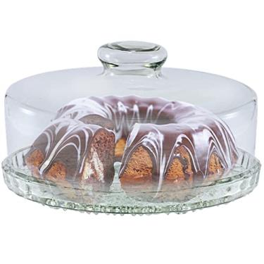 Imagem de Boleira Porta Bolo De Vidro Com Tampa
