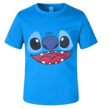 Imagem de Camisa Camiseta Infantil Lilo Stich Lillo Fantasia Personagens Meninos