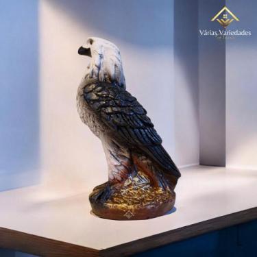 Imagem de Estátua Gavião Espanta Pombos Pardal Maritaca Morcego Pintura Exclusiv