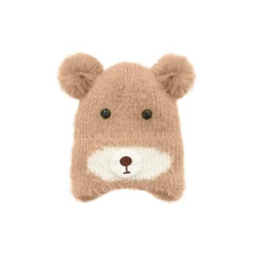 Imagem de Touca Gorro Bebe Infantil Ursinho Panda Super Macia Inverno - D Presen