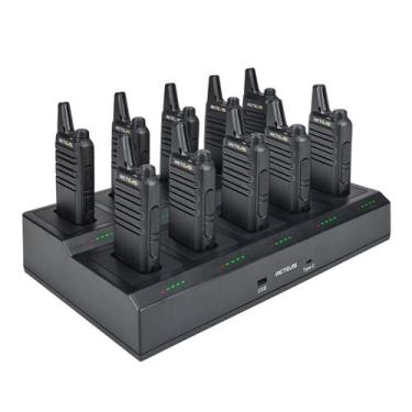 Imagem de Walkie Talkie Retevis RT22 recarregável de longo alcance (pacote com 1