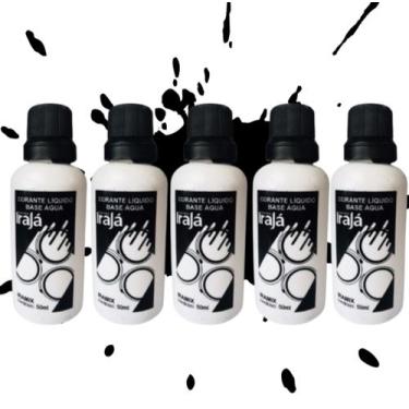 Imagem de Kit com 5 Unidades Pigmento Corante Líquido Preto Irajá 50ml para Tint