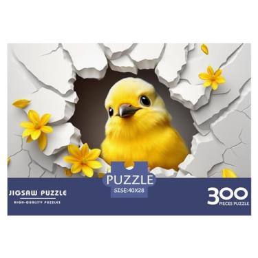 Imagem de Quebra-cabeça de pássaro para adultos divertido 300 peças animal decoração 3D brinquedo intelectual jogo educativo jogo de alívio de estresse brinquedo relaxamento e inteligência 300 peças (40 x 28 cm