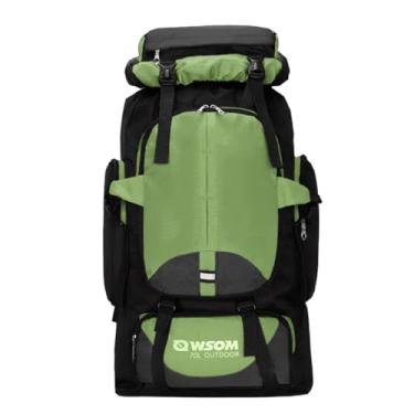 Imagem de Mochila Grande Para Viagem Trilha Camping Material Resistente e Alças Acolchoadas Impermeável Premium