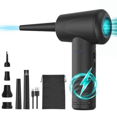 Imagem de Pulverizador de ar Comprimido, Bomba de ar Elétrica para Infláveis, Bomba de Inflador/Deflador para Sofá, Piscina Flutuante, Soprador de ar Soprador de Poeira para Computador do Carro