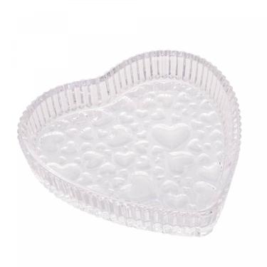 Imagem de Petisqueira de Cristal Cute Hearts 18,5cm x 3,5cm - Lyor