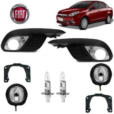 Imagem de Kit Acab+Farol Milha Grand Siena 2017 H1 Par - BWR