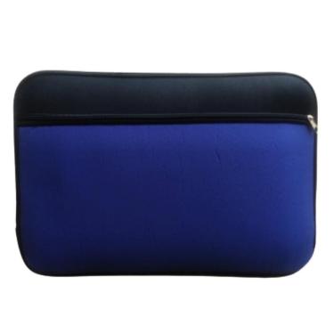 Imagem de Capa De Notebook De 15,6 Polegadas Preta Bolso Azul Royal