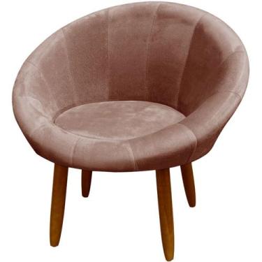 Imagem de Poltrona Roma de Luxo Sala de Estar Decorativa Cadeira Estofada Resist