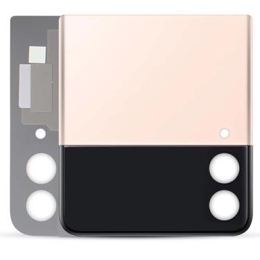 Imagem de 4.8 cm Parte traseira externa pequena para Samsung Galaxy Z flip 4 F721 LCD Touch Glass para tela frontal z flip4 SM-F721B SM-F721B/DS (LCD pequeno dourado)
