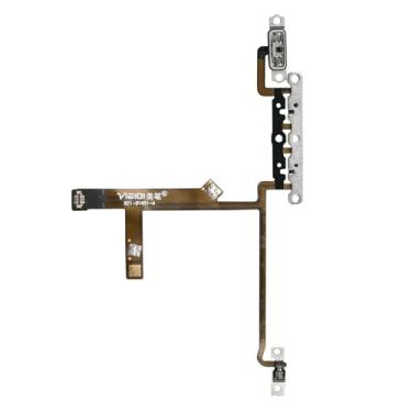 Imagem de Risidamoy Substituição de controle de volume para iPhone Xs 14.7 cm botão de reparo mudo conector interruptor silencioso cabo flexível suporte de metal pré-instalado modelo A1920 A2097 A2098 A2099