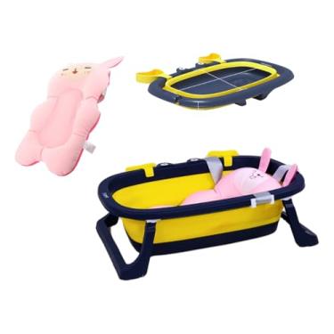 Imagem de Banheira Retrátil Vitoriana Com Almofada Flutuante E Saboneteira Compacta Dobrável Confortável E Segura Ideal Para Banho De Bebê Recém Nascido Fácil De Guardar E Transportar