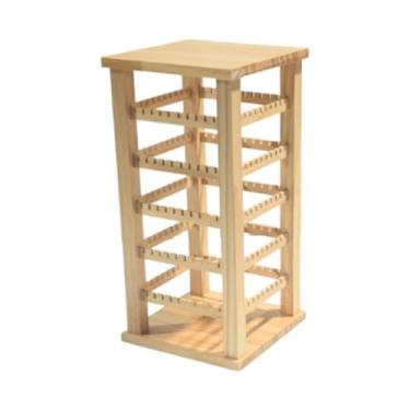 Imagem de UxicRuya Suporte Giratório para Joias, Porta-brincos, Grande Capacidade para Vendedores, Eventos, Vários Níveis, para Lojas de Pulseiras, 5 camadas