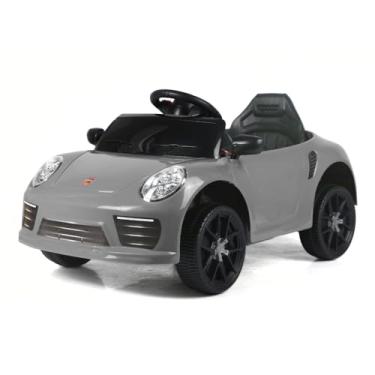 Imagem de Carrinho Elétrico Infantil Conversível 6V Zippy Controle Remoto e Direção (Cinza)