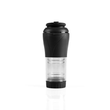 Imagem de Cafeteira Portátil Pressca 350ml – Preparo Rápido de chá e café Sem Filtro Descartável | Ideal para Viagens, Escritório e Casa | Livre de BPA - Cor: Preta