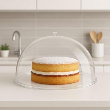 Imagem de Cupula Protetora De Alimento Redonda Cristal Grande 33cm - Keita