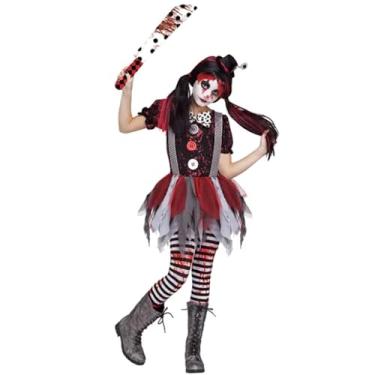 Imagem de Spirit Halloween Fantasia assustadora, fantasia de palhaço, terror assustador e assustador (palhaço assassino, pequeno pequeno)