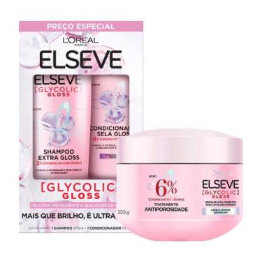 Imagem de Kit Elseve Kit Shampoo 375ml + Condicionador 170ml e Creme De Tratamen