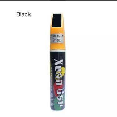 Imagem de Caneta de Reparo de Pintura Automotiva, 4 Cores, Removedor de Arranhões, Ferramenta de Manutenção (PRETO)