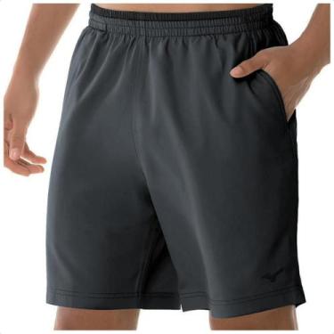 Imagem de Bermuda Mizuno Tennis Master M 7" Masculina, P, Grafite, Cinza