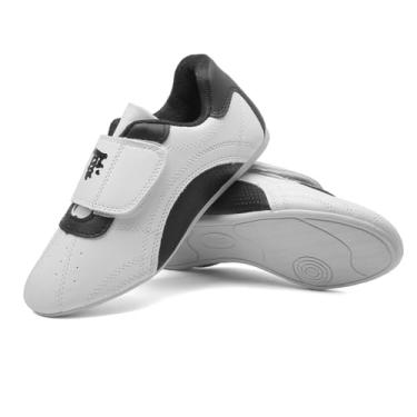 Imagem de MSMAX Tênis de treinamento Taekwondo Tênis leve de boxe Karatê Kung Fu Tai Chi, 13,5 M EUA criança pequena