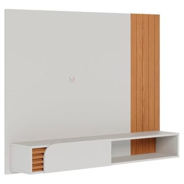 Imagem de Painel para TV Até 60 Polegadas Jurerê 1 Porta Off White/Freijó - Colibri