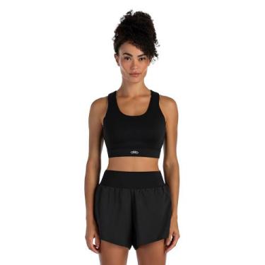 Imagem de Top Corre Alto Impacto Olympikus Feminino, Preto, P