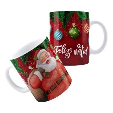 Imagem de Xícara Caneca Personalizada de Porcelana Cerâmica  Natalina Presente N