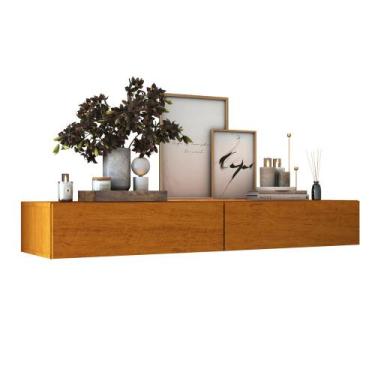 Imagem de aparador buffet bancada suspenso flutuante 1,10m design luxo - Aprire 