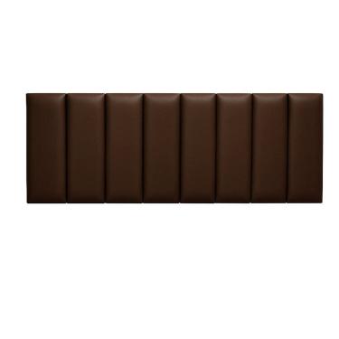 Imagem de Cabeceira Suspensa Cama Queen em Couro Evoa Marrom