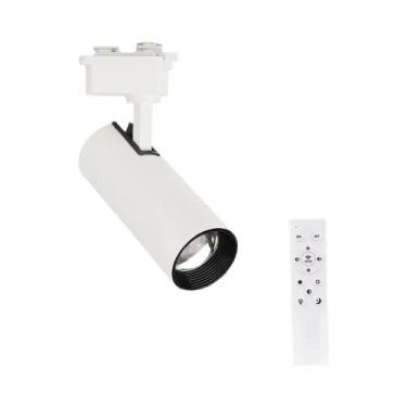 Imagem de Luz De Trilho LED Regulável Com Controle Remoto, Holofote De Teto Para