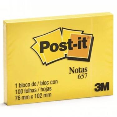 Imagem de Post-it Am 100 Folhas 76x102mm Ht657 - Hb004088132 - 3m Post-it Am 100f 76x102mm Ht657 3m Hb004088132