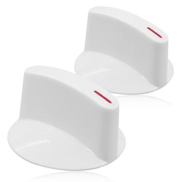 Imagem de WH1X2721 Botão seletor de lavadora de secadora (pacote com 2) da PartsBroz - Peças de máquina de secar roupa Hotpoint GE compatíveis - Substitui AP2044893 123C7931 EA271094 PS271094 - Inclui um clipe