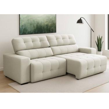 Imagem de Sofá 3 Lugares Retrátil Reclinável 230cm Veludo Atualle Ferguile