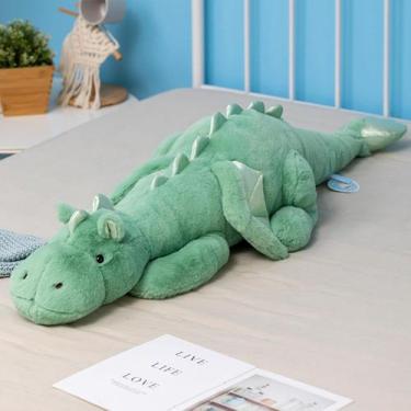 Imagem de Pelúcia de pelúcia pesada Leahaoe Dragon 5 kg 110 cm de pelúcia verde