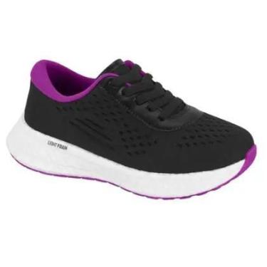 Imagem de Tênis Molekinha Casual Esportes Infantil Meninas Preto 2580.101, Preto