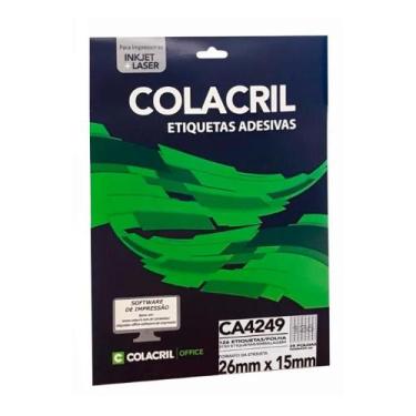 Imagem de Etiqueta Adesiva Colacril A4 Ca4249 26X15Mm C/3150
