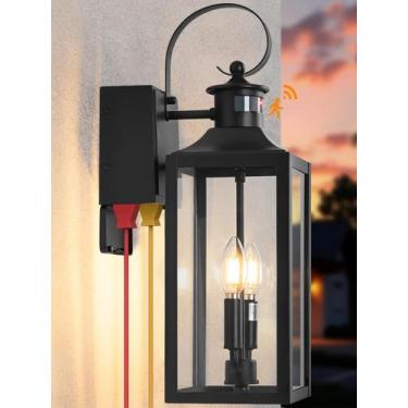 Imagem de Luz de parede externa Yolsunes, sensor de movimento de 51 cm, saída GF