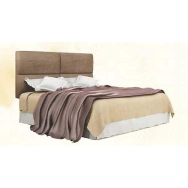 Imagem de Cabeceira Casal Estofada 1,40 metros - Rennes Bianchi Móveis